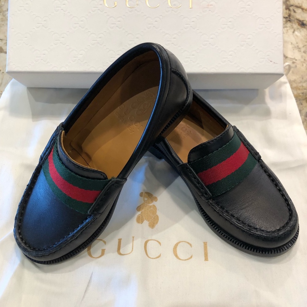 Gucci boys’ sporty dress shoes/ loafers